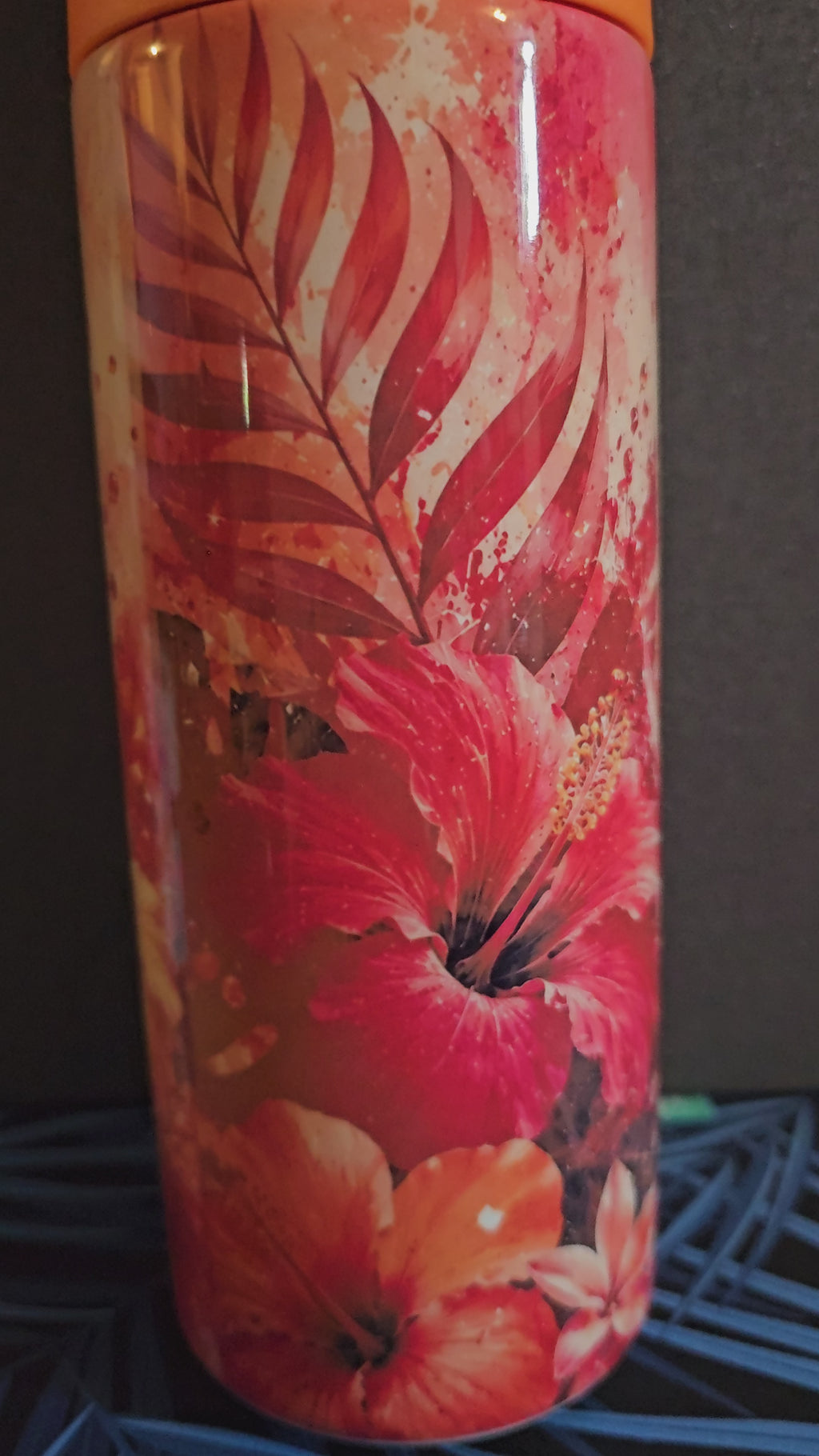 IMPARFAIT Bouteille Isotherme Hibiscus Éclat Tropical