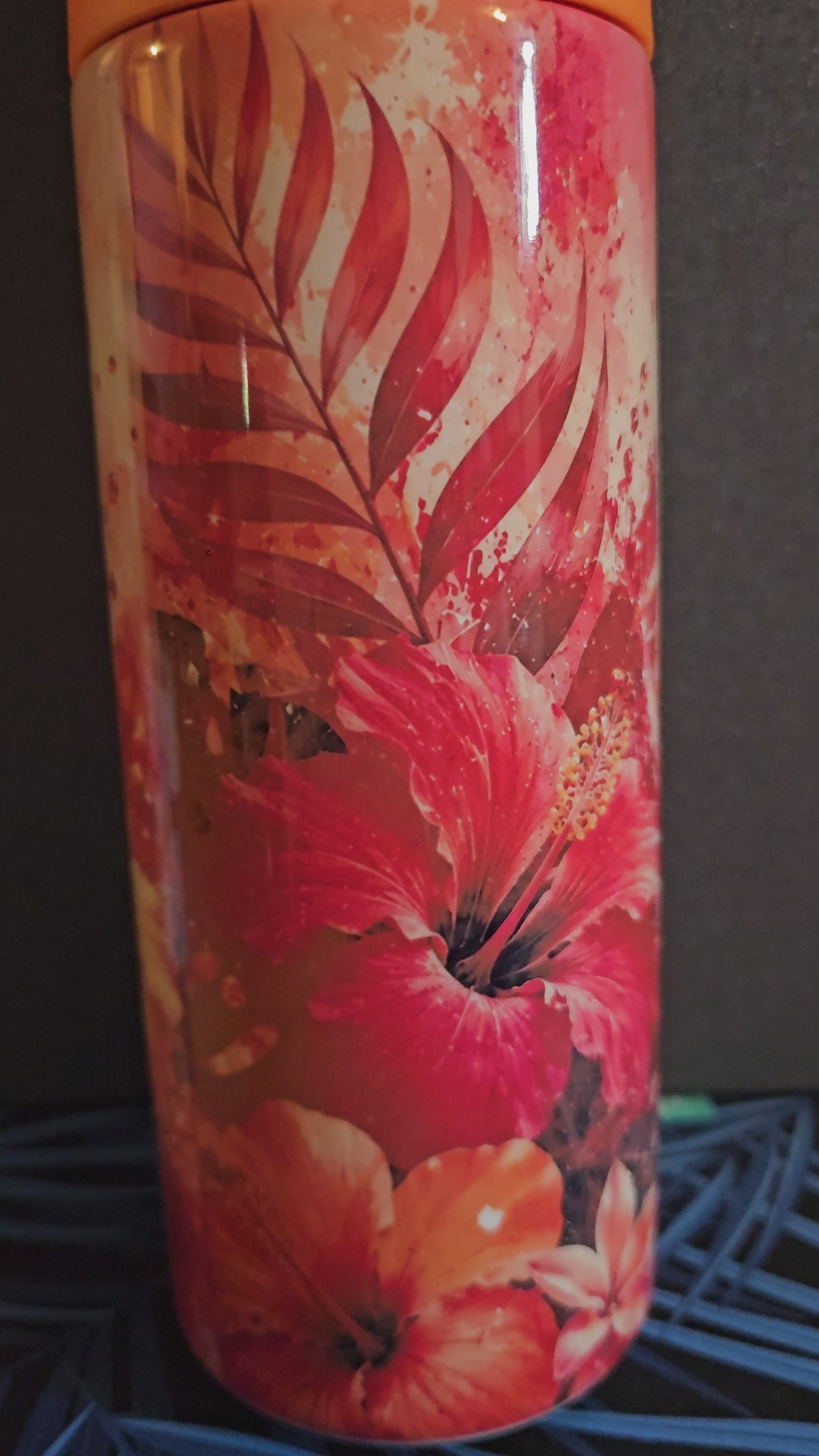 IMPARFAIT Bouteille Isotherme Hibiscus Éclat Tropical