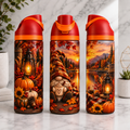 Bouteille Isotherme Gnome d'Automne | Les Créations Mystika