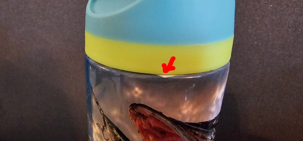 IMPARFAIT Bouteille Isotherme Passion Pêche – Le Brochet en Cavale | Les Créations Mystika