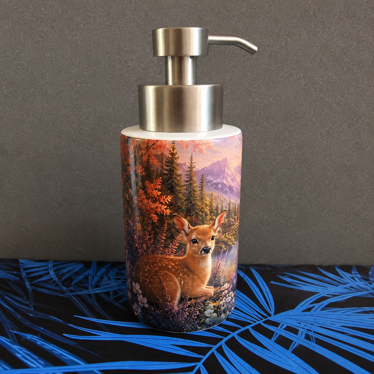 Produits test pompe à savon Bambi, chouette et lapin