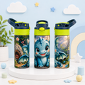 Bouteille Enfant Dragons Mignons – Magique & Colorée | Les Créations Mystika