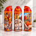 Bouteille Isotherme Petit Lapin d'Automne | Les Créations Mystika