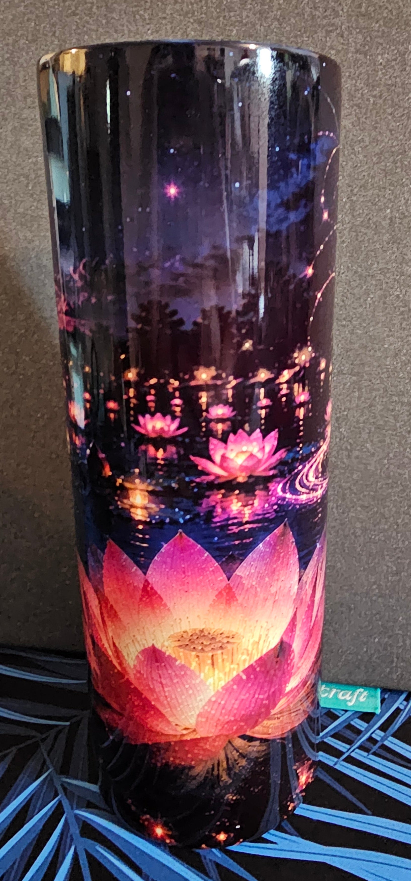 IMPARFAIT Tasse Isotherme Les Fleurs Enchantées roses et mauves