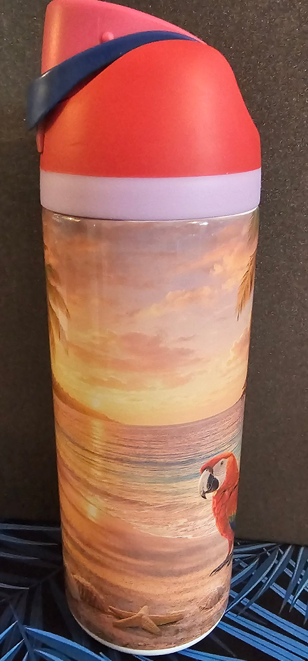 IMPARTFAIT - Produit test - Bouteille Isotherme Plage Tropicale