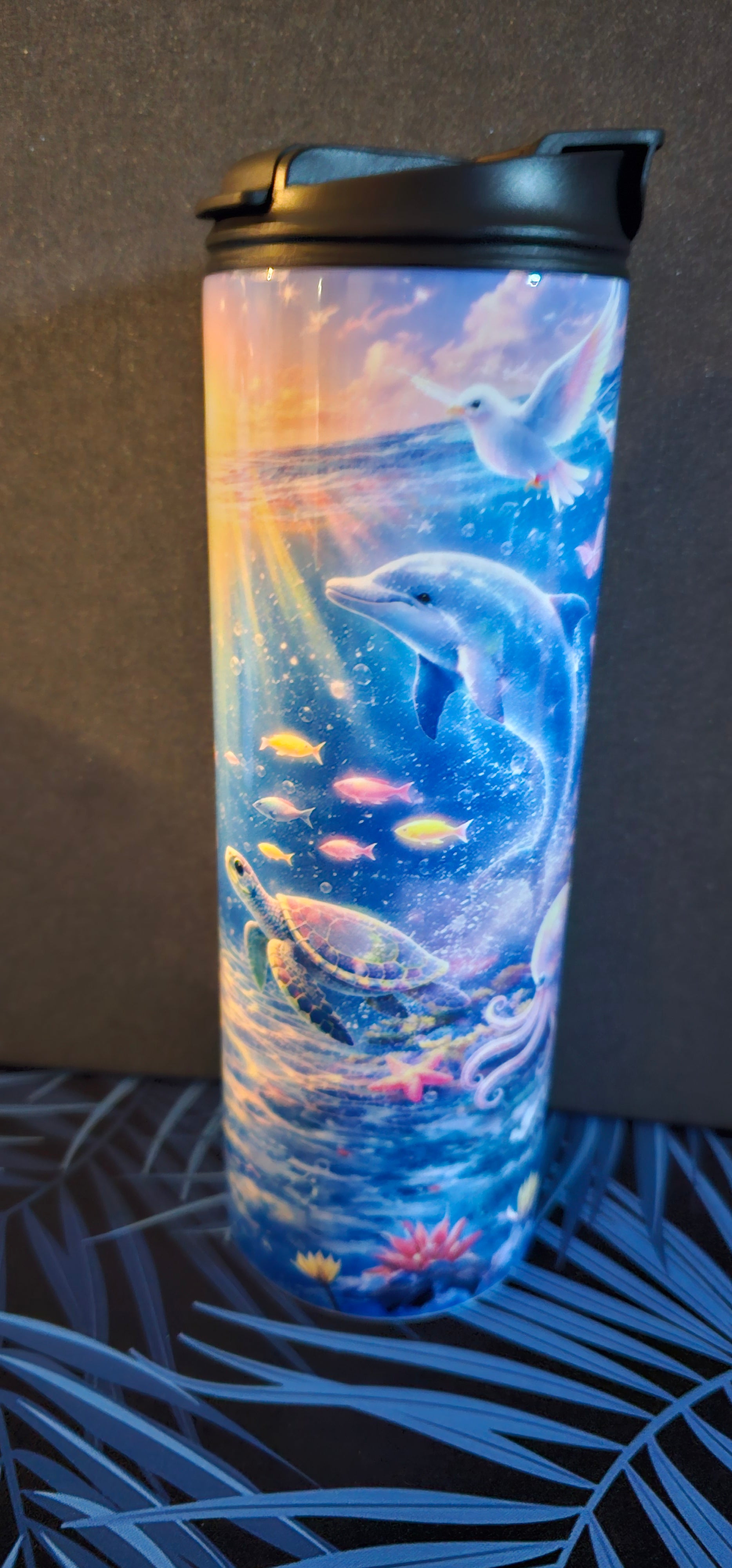 IMPARFAIT Tasse Isotherme Le Monde Marin Enchanté