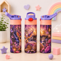 Bouteille Enfant Faon Enchanté 2 – Féerique & Colorée | Les Créations Mystika )