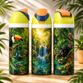 Bouteille Isotherme L'Aventure Tropicale | Les Créations Mystika