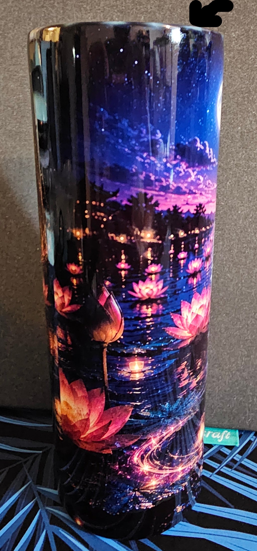 IMPARFAIT Tasse Isotherme Les Fleurs Enchantées roses et mauves