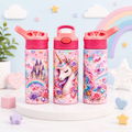 Bouteille Enfant Licorne Arc-en-Ciel – Magique & Féerique | Les Créations Mystika